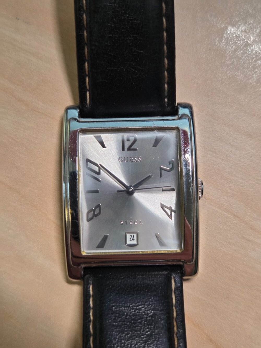 Guess Steel Rectangular Watch - Picture 2 of 6